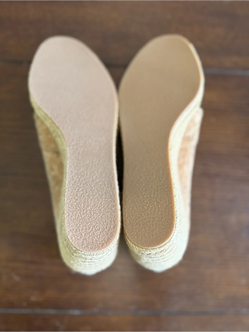 Jack Rogers Palmar Wedge Espadrille Peep-Toe Cork Women's Shoes NEW